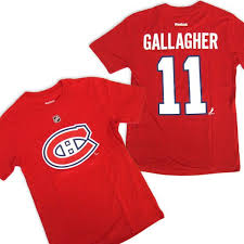Les canadiens de montréal) (officially le club de hockey canadien and colloquially known as the habs) are a professional ice hockey team based in montreal. T Shirt Montreal Canadiens Brendan Gallagher H1611r L