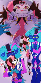 Fizzarolli x Asmodeus | Cartoon crazy, Anime, Hotel art