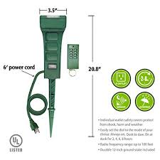Outdoor light timer remote control, christmas switch outlet, automatic home tool. Ecoplugs Outdoor Light Timer Remote Control Christmas Light Timer Switch Outlet Automatic Light Switch Timer Outlet Stake Timer B With Remote Pricepulse
