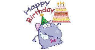 Birthday Cake Happy Birthday Emoji Art Copy And Paste Elephant With Birthday Cake Happy Birthday Elephant Birthday Happy Birthday