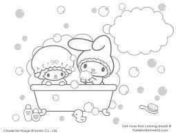 A brace is used to join multiple staves that represent an instrument, such as a piano, organ, harp, or marimba. My Sweet Piano And Melody Bath Tub Cute Coloring Page Hello Kitty Coloring Hello Kitty Coloring Page Kitty Coloring Pages
