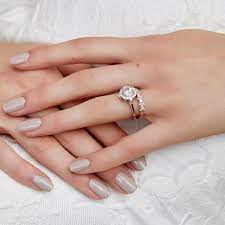 14k Rose Gold Dahlia Diamond Ring 1 3 Ct Tw Unique Diamond Wedding Bands Diamond Wedding Bands White Gold Engagement Rings