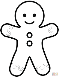 Most gingerbread men share a roughly humanoid shape, with stubby feet and no fingers. Simple Gingerbread Man Coloring Page Free Printable Coloring Pages Gingerbread Man Coloring Page Christmas Coloring Pages Reindeer Coloring Pages