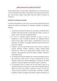 En la obra de teatro de la escuela, mi hijo representará al príncipe. Guia Para Analizar Una Obra De Teatro