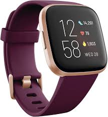05 61 02 75 75. Fitbit Versa 2 Amazon Exclusive Gesundheits Und Fitness Smartwatch Mit Sprachsteuerung Schlafindex Und Musikfunktion Bordeaux Mit Alexa Integration Amazon De Elektronik Foto