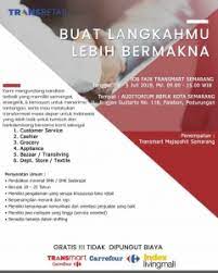 Padang loker february 07, 2020. Jobfair Transmart Majapahit Bbplk Semarang