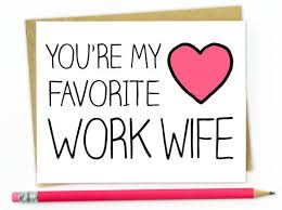 Birthday Card For Coworker Coworker Gift Card For Co Worker Favorite Work Wife Gifts For Coworkers Coworkers Birthday Work Wife