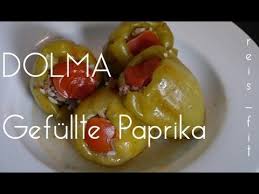 Vegetarisch Gefullte Paprika Vegan Zeytinyagli Biber Dolmasi Canans Rezepte Youtube