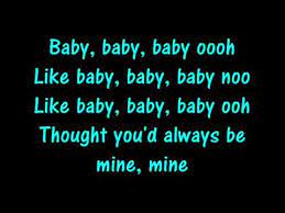 Baby Justin Bieber Lyrics Youtube