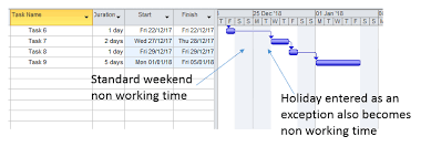 Microsoft Project Add Holidays Project Calendar
