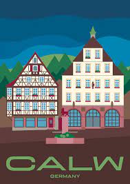 pin by jakub fladr on kresby in 2021 travel posters germany calw