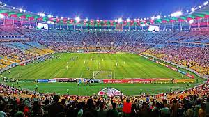 Rio de janeiro (portugese uitspraak: A Torcida Do Fluminense E O Maracana Soccer Field Rio De Janeiro Brazil