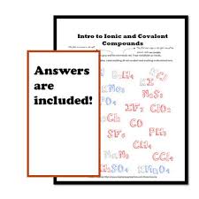 Ionic and covalent bonding animation ionic bonding formed when one atom has sufficient strength of attraction to remove ion from the other atom. Intro To Ionic And Covalent Compounds By Coscine Tpt