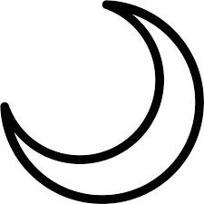 Moon Icon Free Download Banner Black And White Download Moon Outline Png Clipart Full Size Clipart 366957 Pinclipart