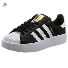 Black And Gold Adidas Womens Adidas Womens Superstar Bold Core Black Footwear White Leather Trainers 8 Us Adidas Sneakers For Women Amazo Adidas Women Sneakers Fashion Adidas Superstar