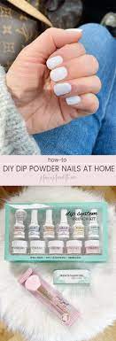 You don't need to go to a nail salon to get a dip powder manicure. How To Diy Dip Powder Polish At Home With Video Marla Meridith