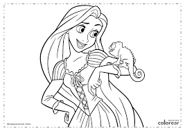 Dibujo Rapunzel Para Colorear