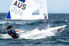 It is a singlehanded boat, meaning that it is sailed by one person. 2019 Ilca Laser Radial World Championship At Miho Bay Japan Day 4