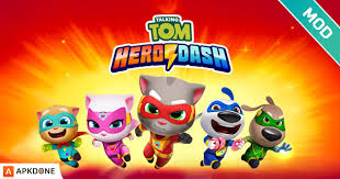 New Apk Talking Tom Hero Dash V1 1 1 592 Mod Unlimited Money Updated Moddedgames Androidgames Talking Tom Kids Shows Toms