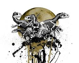 Skull Dinosaurs Skeleton Moon Hd Wallpapers Desktop And Mobile Images Photos * easy to browse dinosaur photos and set as background in any mobile device. skull dinosaurs skeleton moon hd