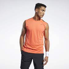 Reebok Workout Ready Tech Tee Orange Reebok Us Tech Tee Tees Mens Fitness