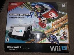 Nintendo Wii U Mario Kart 8 Deluxe Bundle Black Mario Kart 8 Mario Kart Wii U