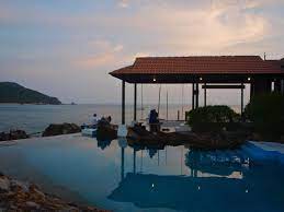 The island gem is located on a canal, only 300 ft from the white sandy beach and one block from. Outdoor Area Adjoining Restaurant Pool Picture Of Gem Island Resort Spa Marang Tripadvisor