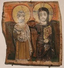 The Oldest Known Coptic Icon Found In Middle Egypt In 1900 At Tthe Large Coptic Monastery Of St Apollo In Bawit Now In The Louv In 2021 Art Roman Costume Old Things