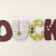 Plaque De Porte Prenom Lettres En Bois Theme India Cadeaux Faits Main Etsy Lettres En Bois