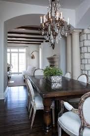 French Dining Room Boasts A Crystal Chandelier Illuminating A Dark Wood Dining Table Lined Wit Dining Room French Wood Dining Room Table Dark Wood Dining Table