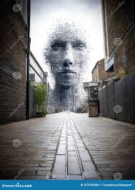 Fragmented Sculpture Stock Illustrations