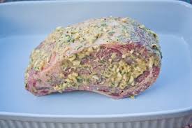This prime rib recipe features a flavorful crust of garlic and herbs. Stacey S Prime Rib Rub Recipe Empty Nest Two Plates Full Rib Rub Recipe Prime Rib Rub Rub Recipes