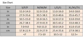 Health Products For You Compression Stockings Size Charts