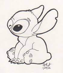 Stitch Drawing By Ges Who Stitch Drawing Lilo And Stitch Drawings Easy Drawings