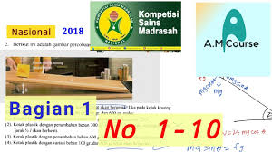 Download soal dan kunci jawaban ksm ipa mts 2017. Pembahasan Soal Ksm Fisika 2017 Jawabanku Id
