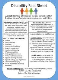 Disability Fact Sheet Disability Awareness Month Disability Awareness Special Education Law
