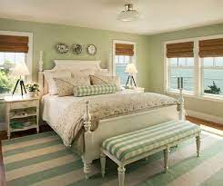 25 Cool Beach Style Bedroom Design Ideas Green Bedroom Design Sage Green Bedroom Beach Style Bedroom