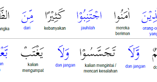 Baca al quran lebih mudah di tokopedia salam. Blog Copas 1 Kosakata Q S Al Hujurat Ayat 10 12 Terlengkap