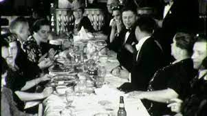 It's no secret that food evolves and changes almost every day, but 80s years ago, a dinner party was accompanied by quite a few unique meal options. 1940s Formal Wear Dinner Party High Soci Stock Video Pond5