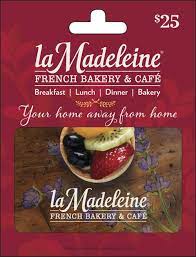 The card has no expiration date or service fees. Amazon Com La Madeleine Gift Card 25 Gift Cards