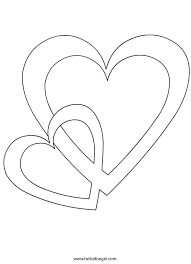 Cuori Disegno Da Colorare Disegni Da Colorare Modello Di Cuore Disegno Cuore