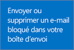 Comment supprimer un message en cours d'envoi 