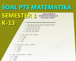 Soal Dan Pembahasan Pts Uts Matematika Kelas 6 Semester 1 Kurikulum 2013 Tahun 2019 Fastest Math
