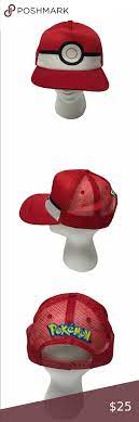 Nintendo Pokemon Pokeball Youth Mesh Hat C Excellent Condition Has A Tiny Stain See Picture 7 Smoke Free Home Mesh Hat Pokemon Pokeball Nintendo Pokemon