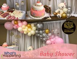 This is a happy and memorable moment. Baby Shower Party Hosting Royal Banquet Conference Hall