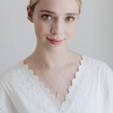 MYRA // Sterling silver necklace with pendant and pearl