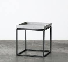 Minimalist Metal Frame And Concrete Top Side Table Discover More Coffeeandsidetables C Minimalist Furniture Minimalist Furniture Design Minimalist Side Table