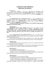 Modele de contracte de comodat. Contract De Comodat Auto Pentru Loc De Parcare Asdfd