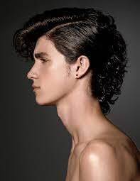 Guy Patrick Rocks Curly Hairstyles For Kimber Capriotti Shoot Curly Hair Styles Men S Curly Hairstyles Hair Styles