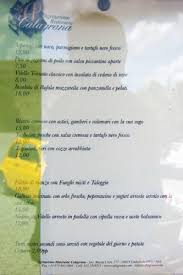 Menu Picture Of Ristorante Dell Agriturismo Calagrana Spedalicchio Tripadvisor